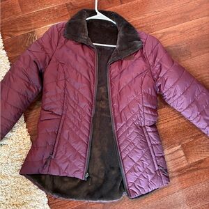 The north face reversible coat size medium